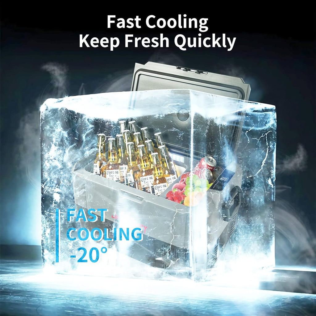 30 Quart Dual Temperature Control Portable Fridge F84401