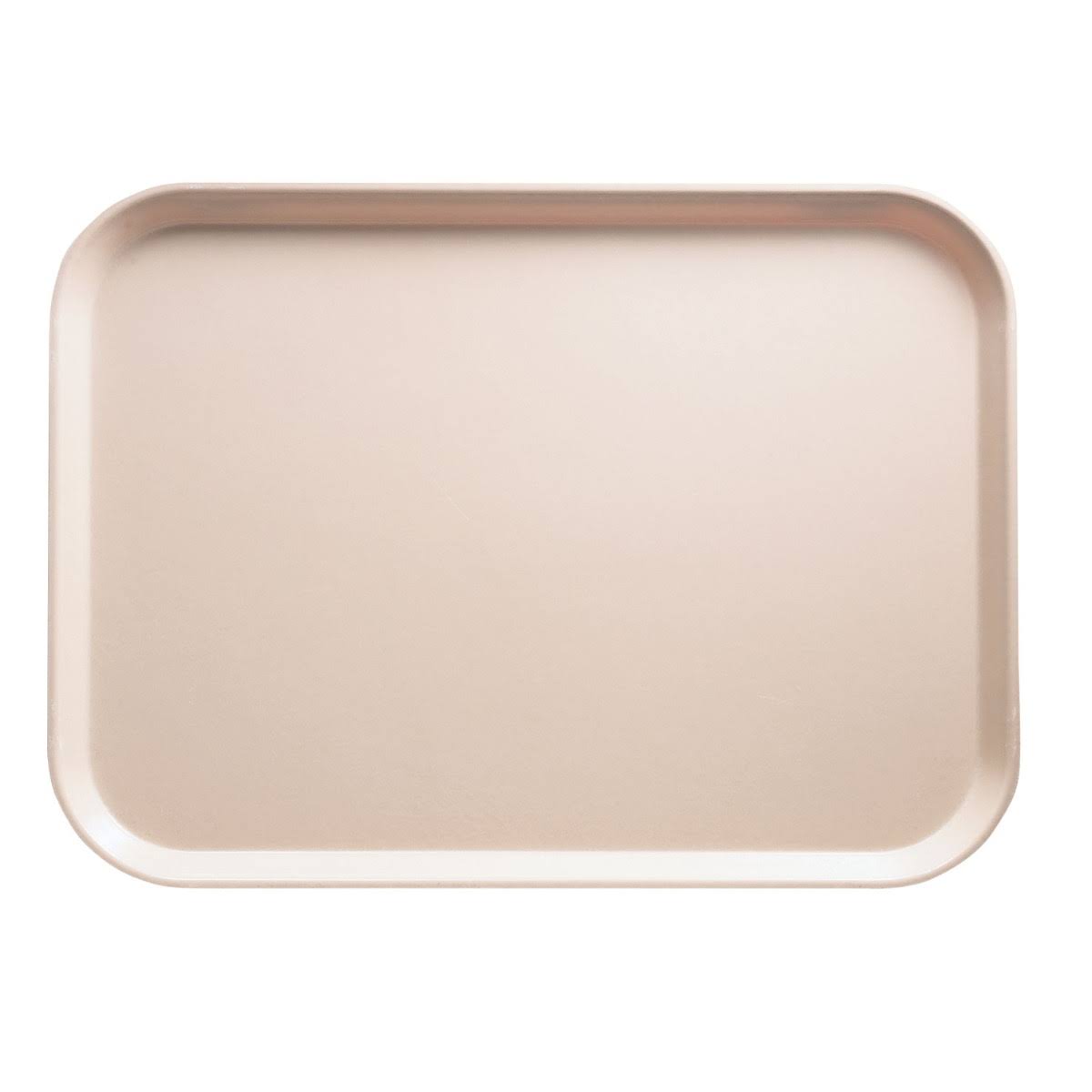 Light Peach Rectangular Fiberglass Camtray D7373