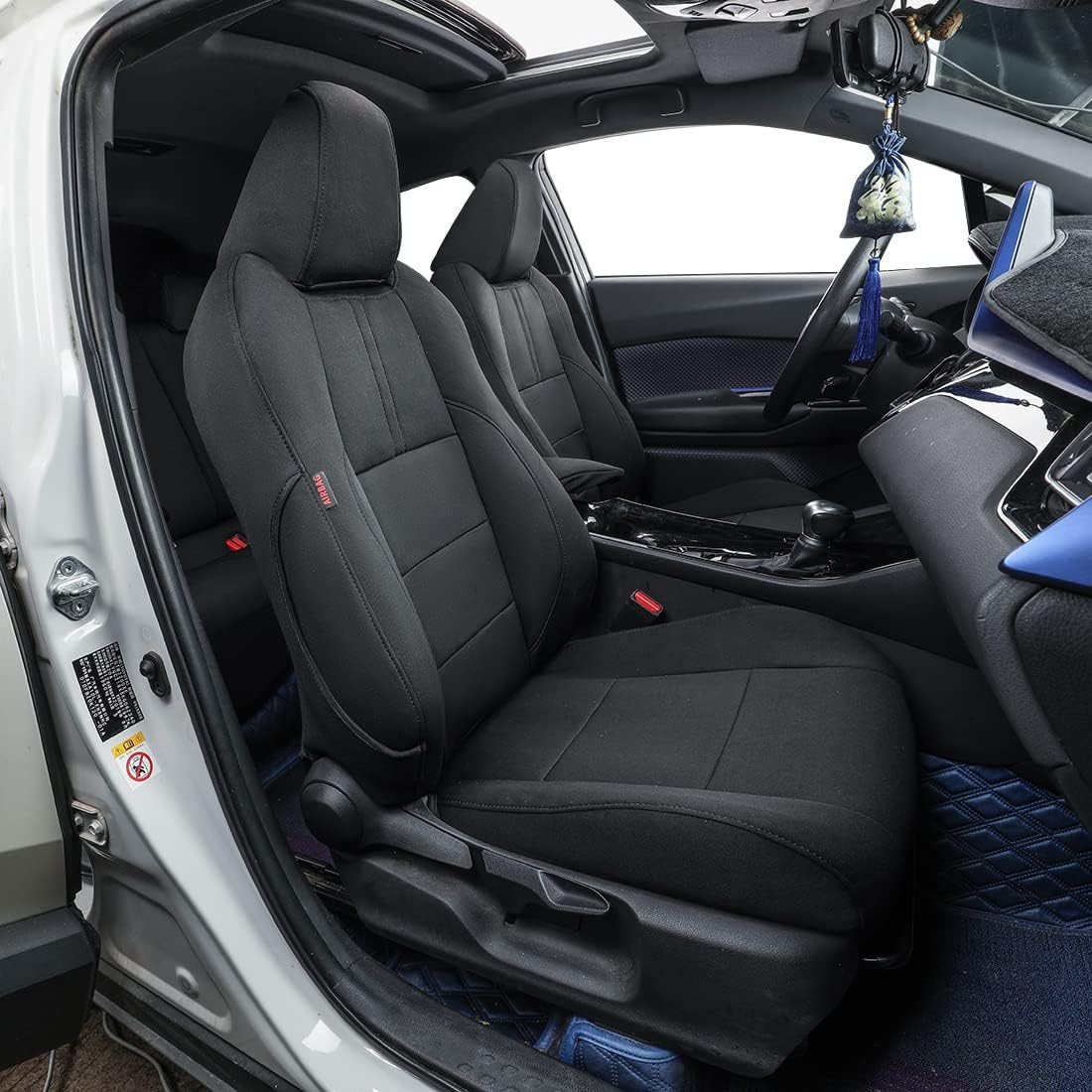 Black Full Set Seat Covers Q248