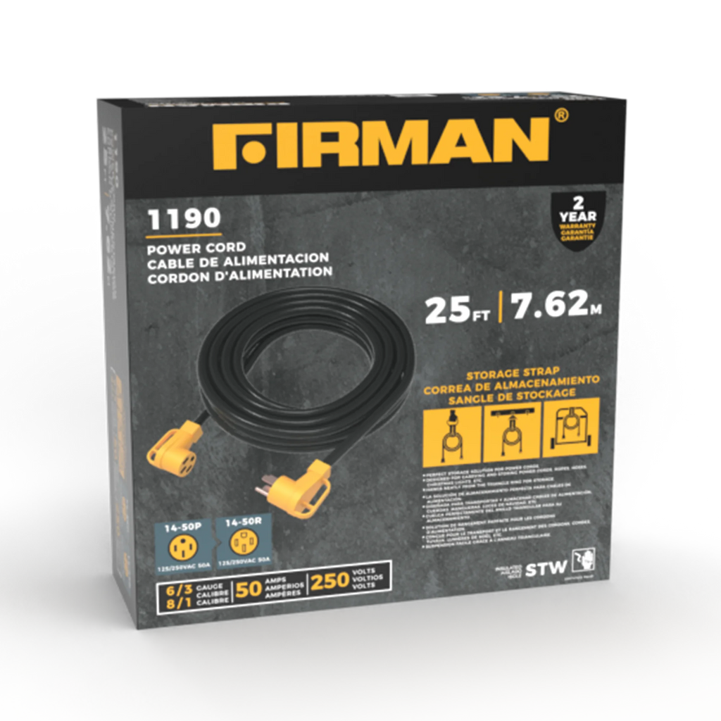 50Amp 6AWG RV Extension Cord Q4958