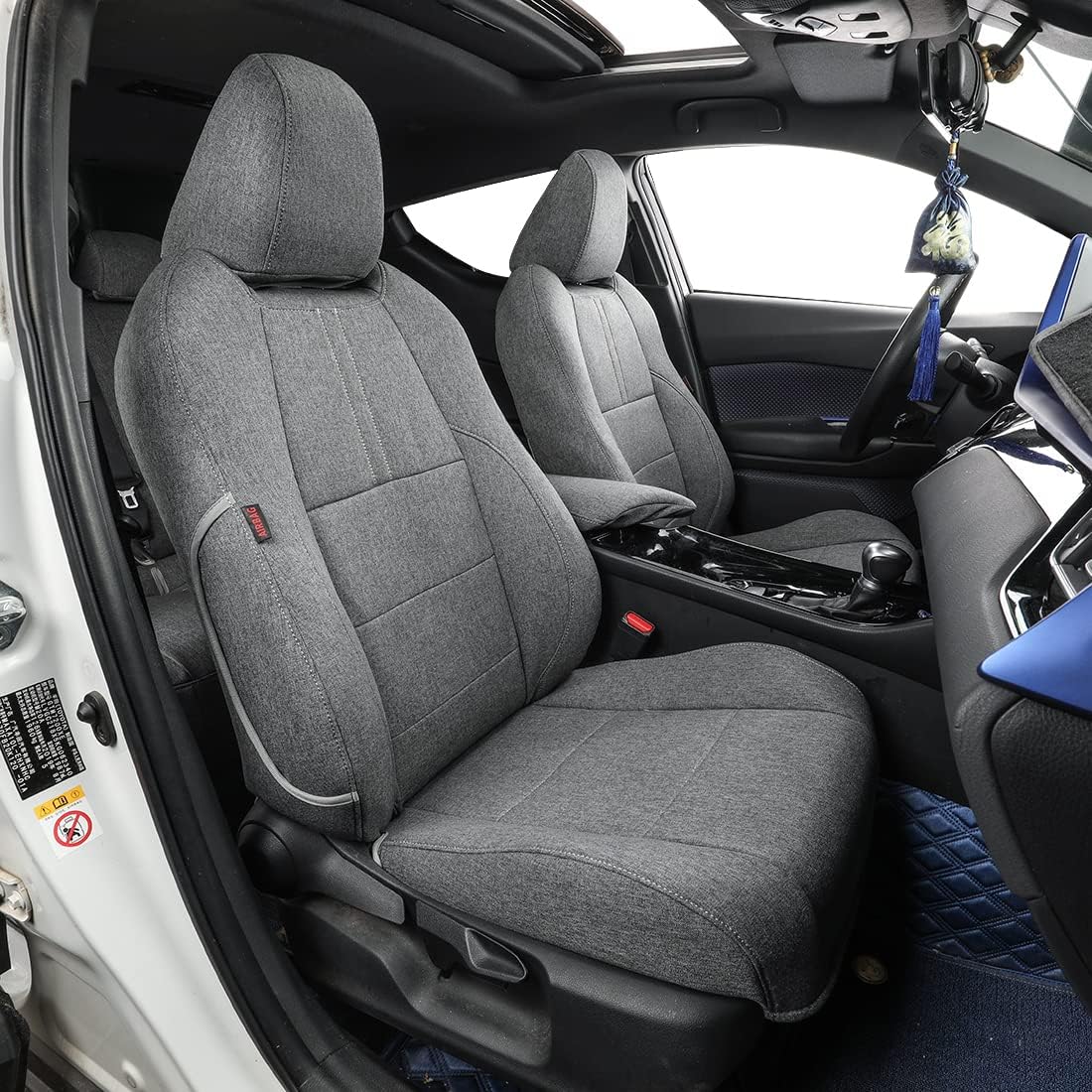Black Full Set Seat Covers Q248