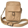 Camel Leather Shoulder Bag U92323