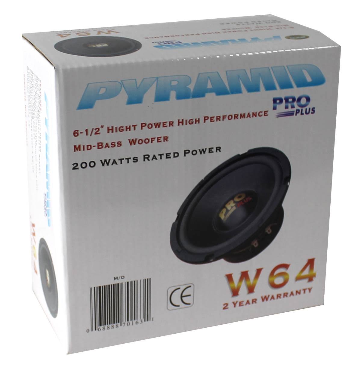 12 Pack 200 Watt Car Audio Midrange Woofer Speaker W391