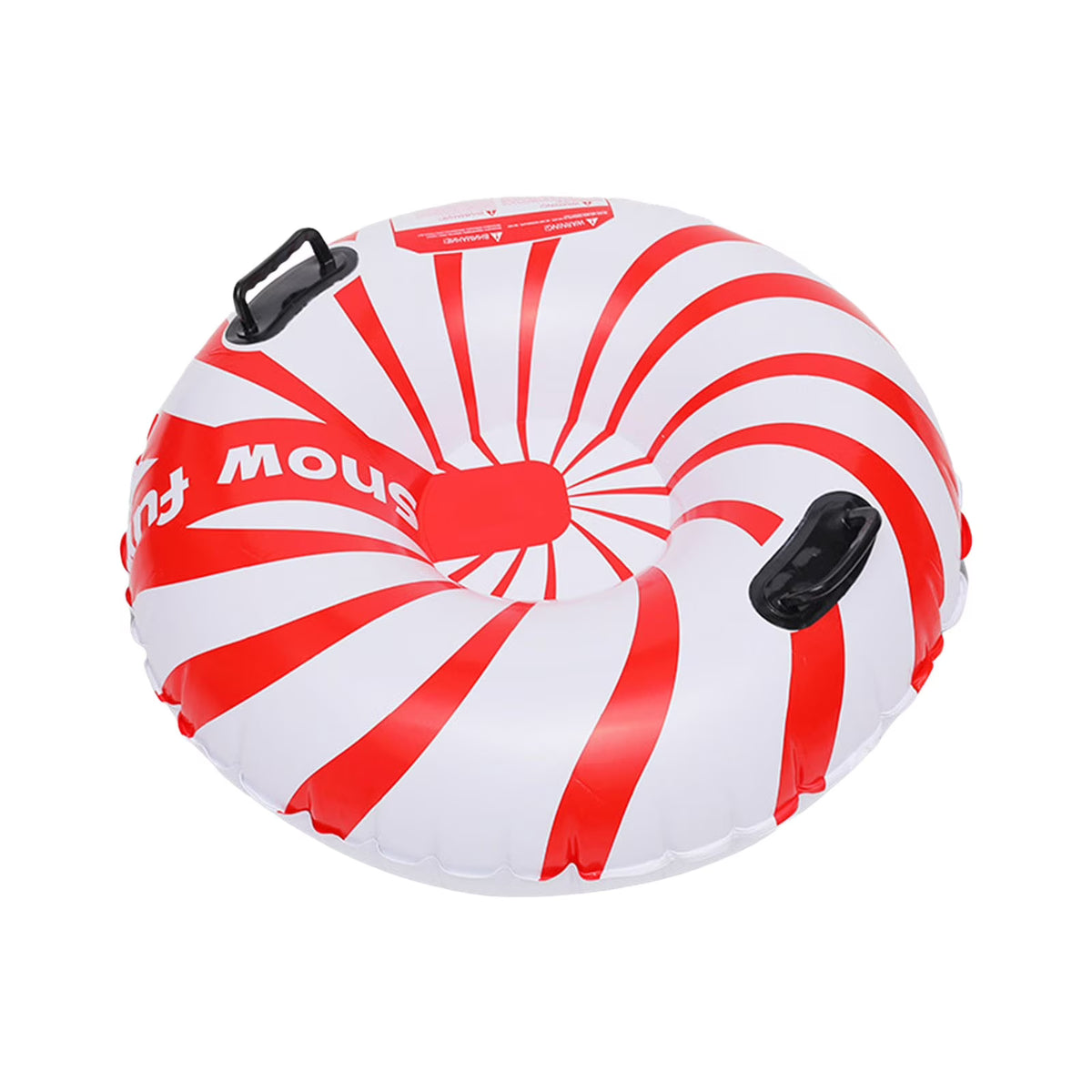 Red And White Spiral Inflatable Ski Ring 96CM P574