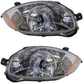 Headlight Set for 2007-2012 Mitsubishi Eclipse Halogen Q577836