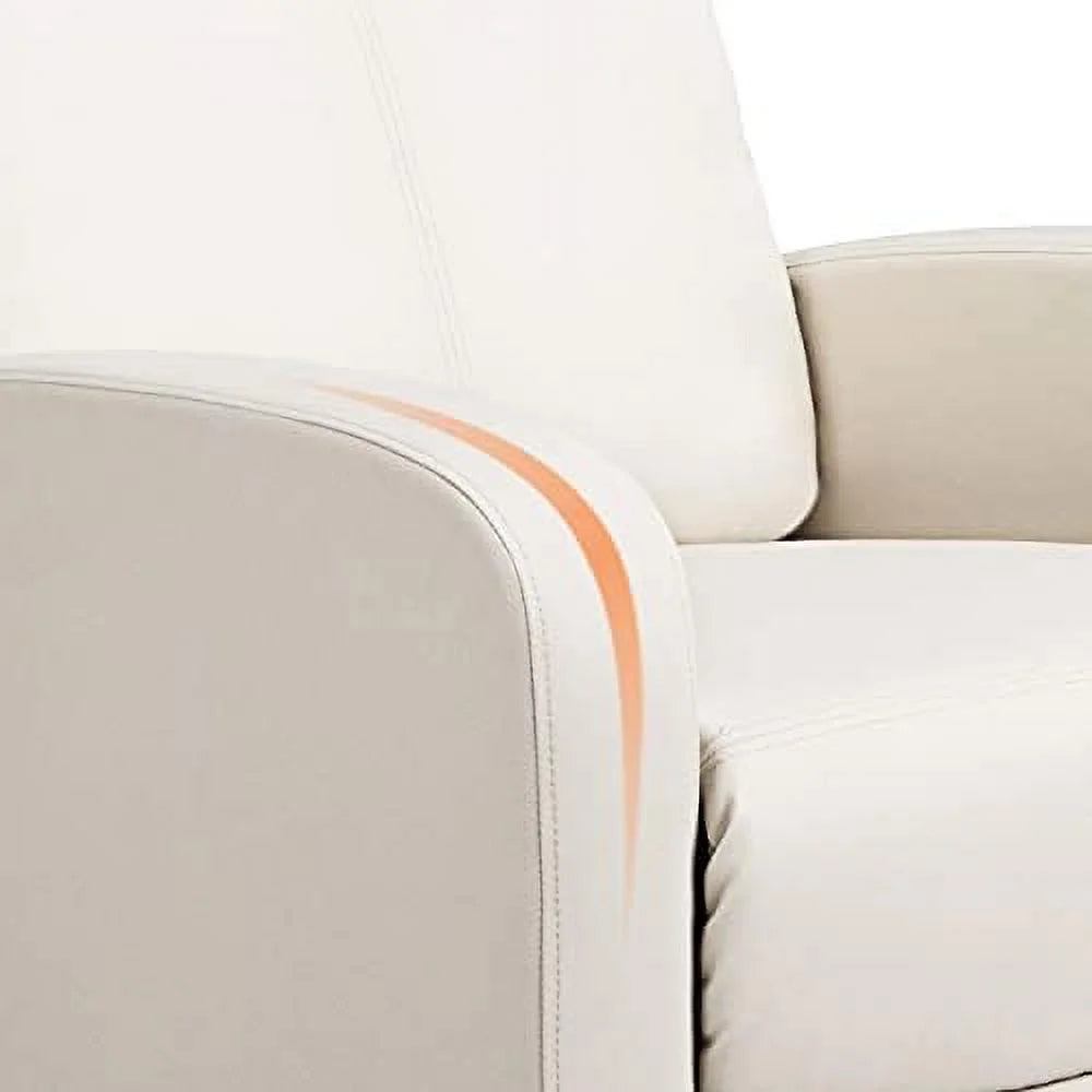 Silver Gray PU Leather Single Recliner Chair M689503