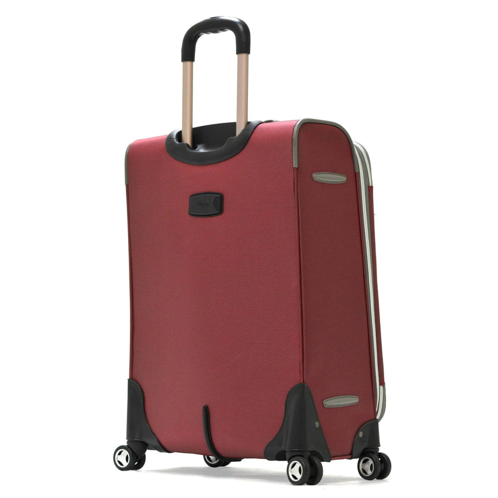 Red 25 inch Expandable Vertical Rolling Case V274