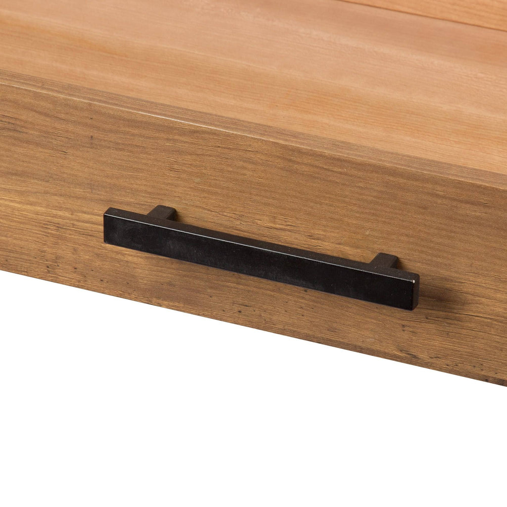Rustic Brown Wood Writing Desk L759496