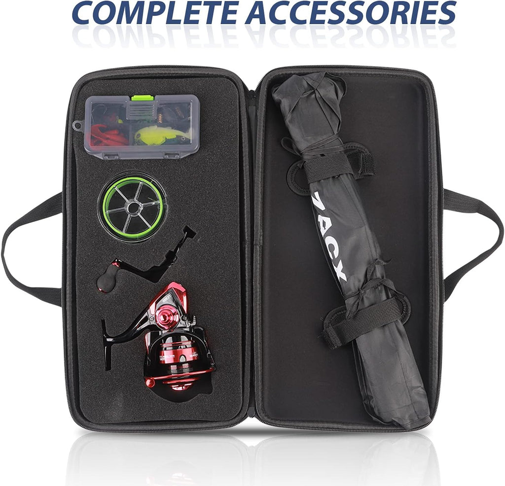 Fishing Rod and Reel Combo with Portable Case Y308872