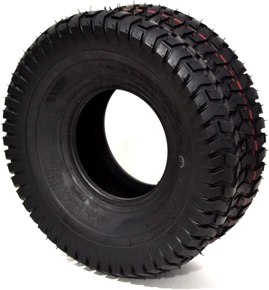 2PK 15x6.00-6 4PLY Commercial Turf Lawn Mower Tires M649
