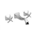 Aged Brass Wall Mount Lavatory Faucet T342718