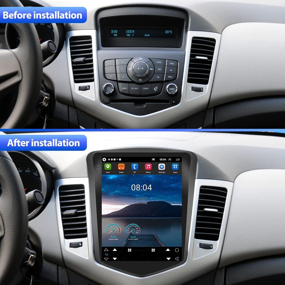 9.7 Inch HD Touchscreen Android Car Stereo with 2GB RAM 32GB ROM V889