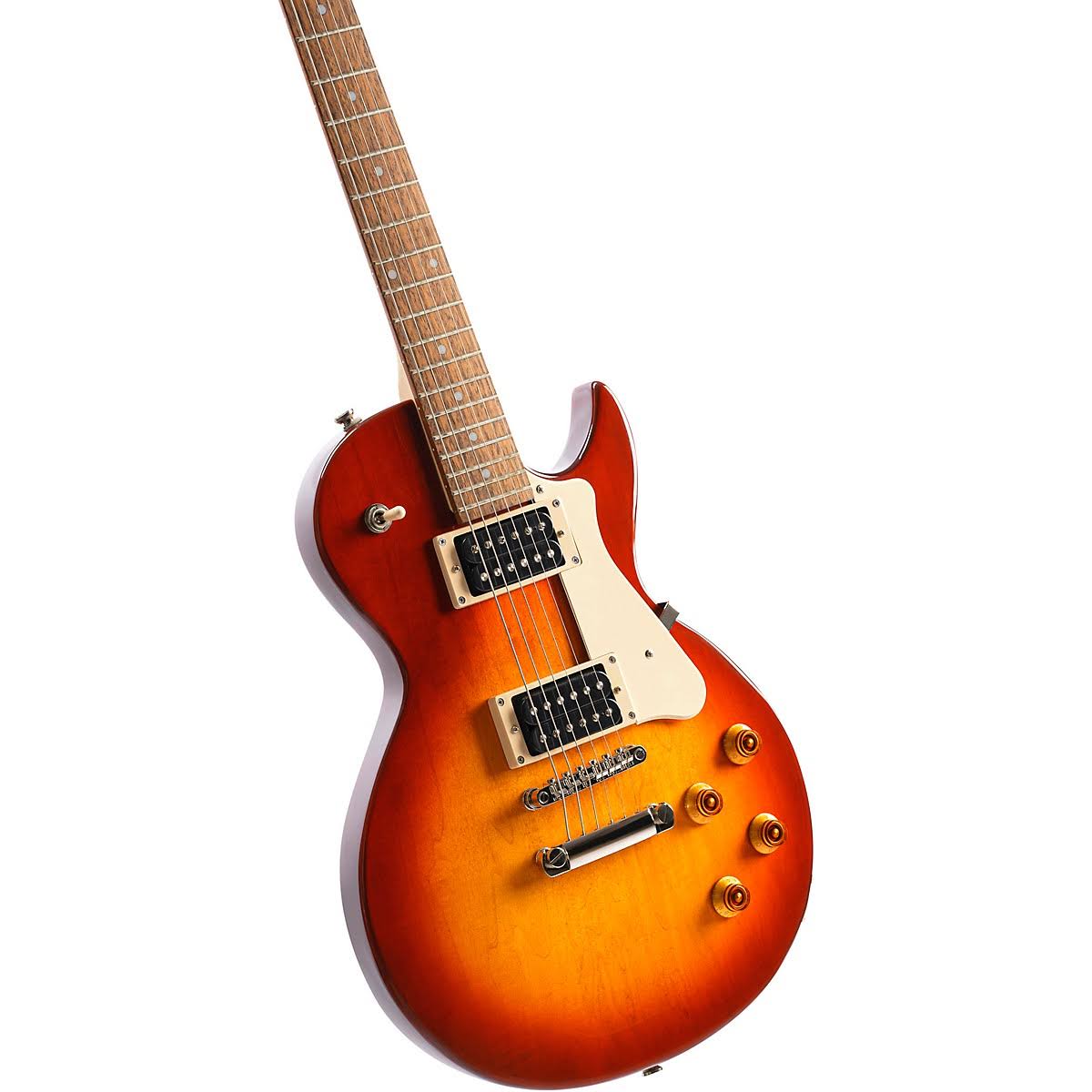 Cherry Red Sunburst Electric Guitar J242