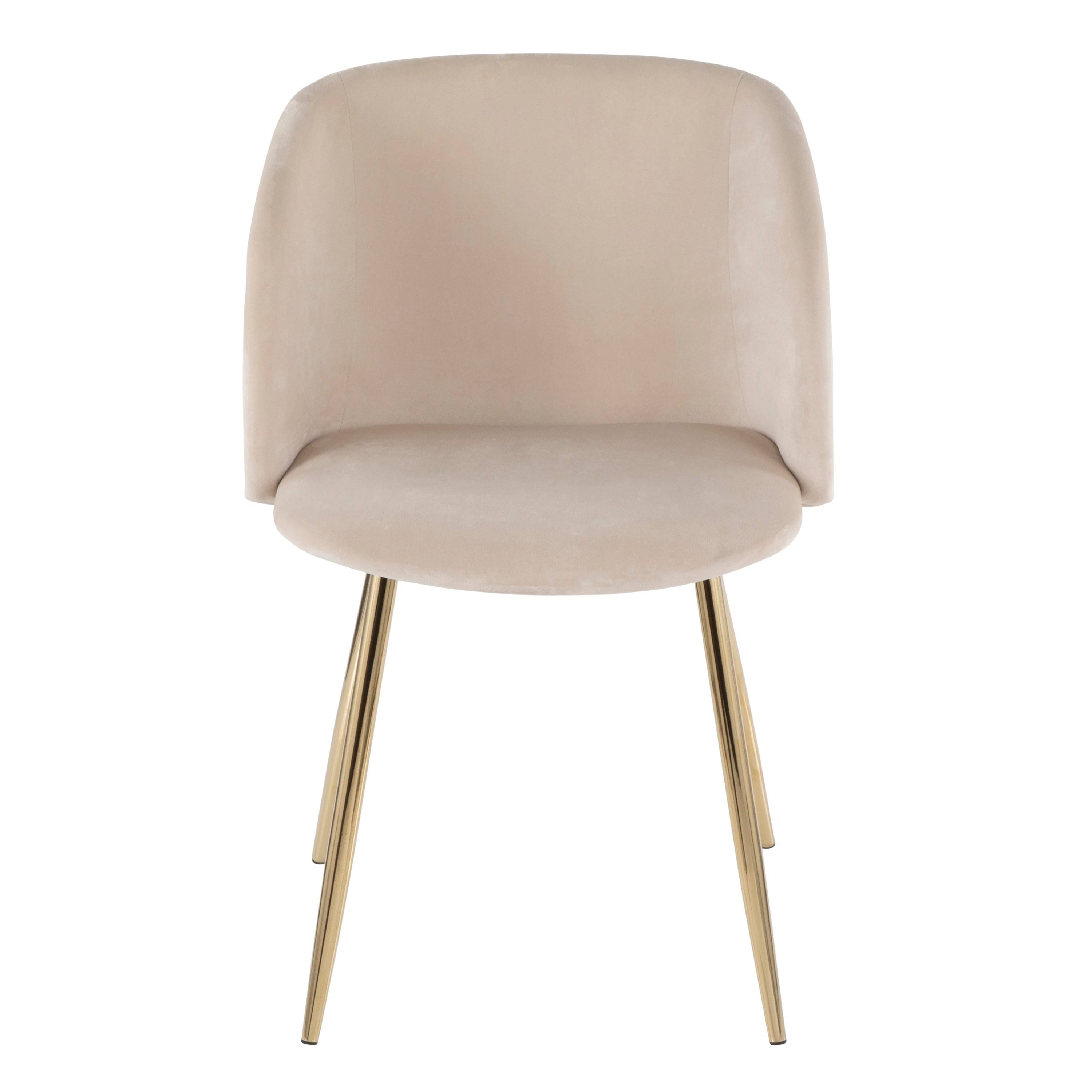 Black Velvet and Chrome Chair Set of 2 C59718