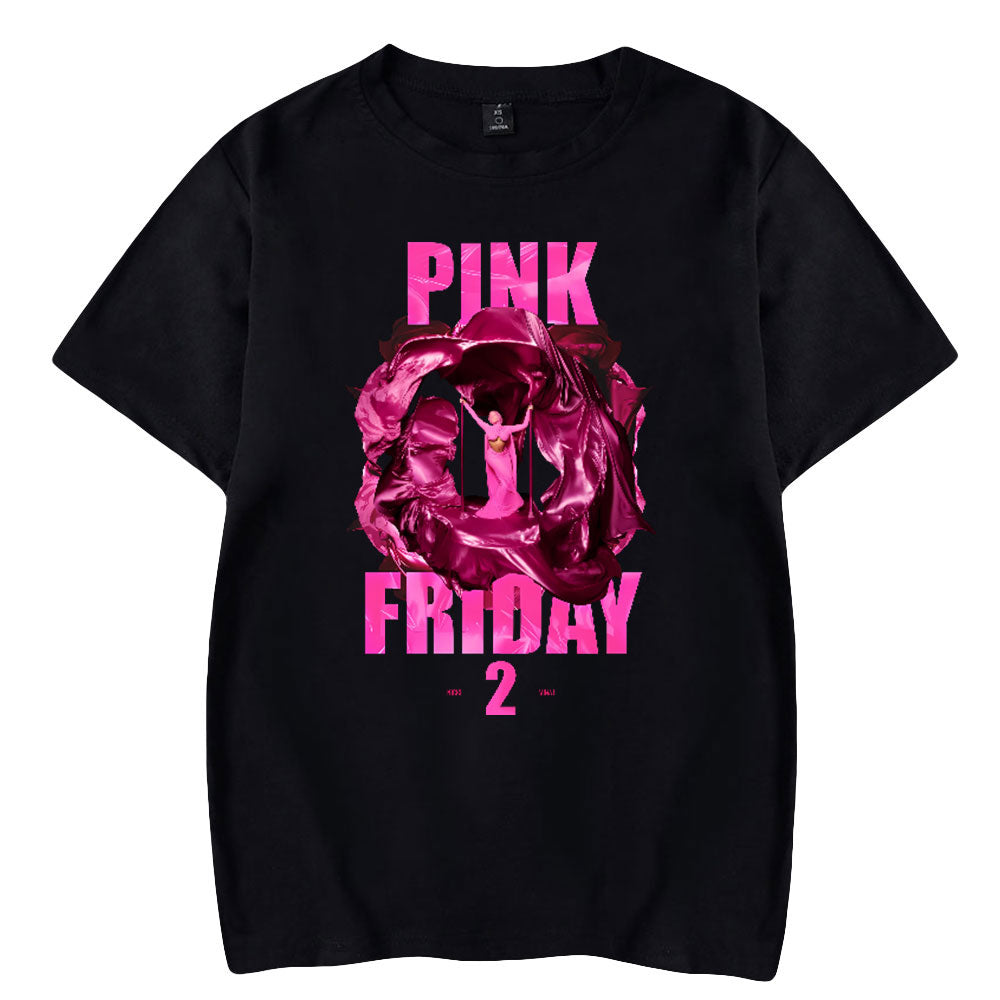 Pink Friday 2 Alternative Cover Merch T-shirt Short Sleeve Tee Top H283008