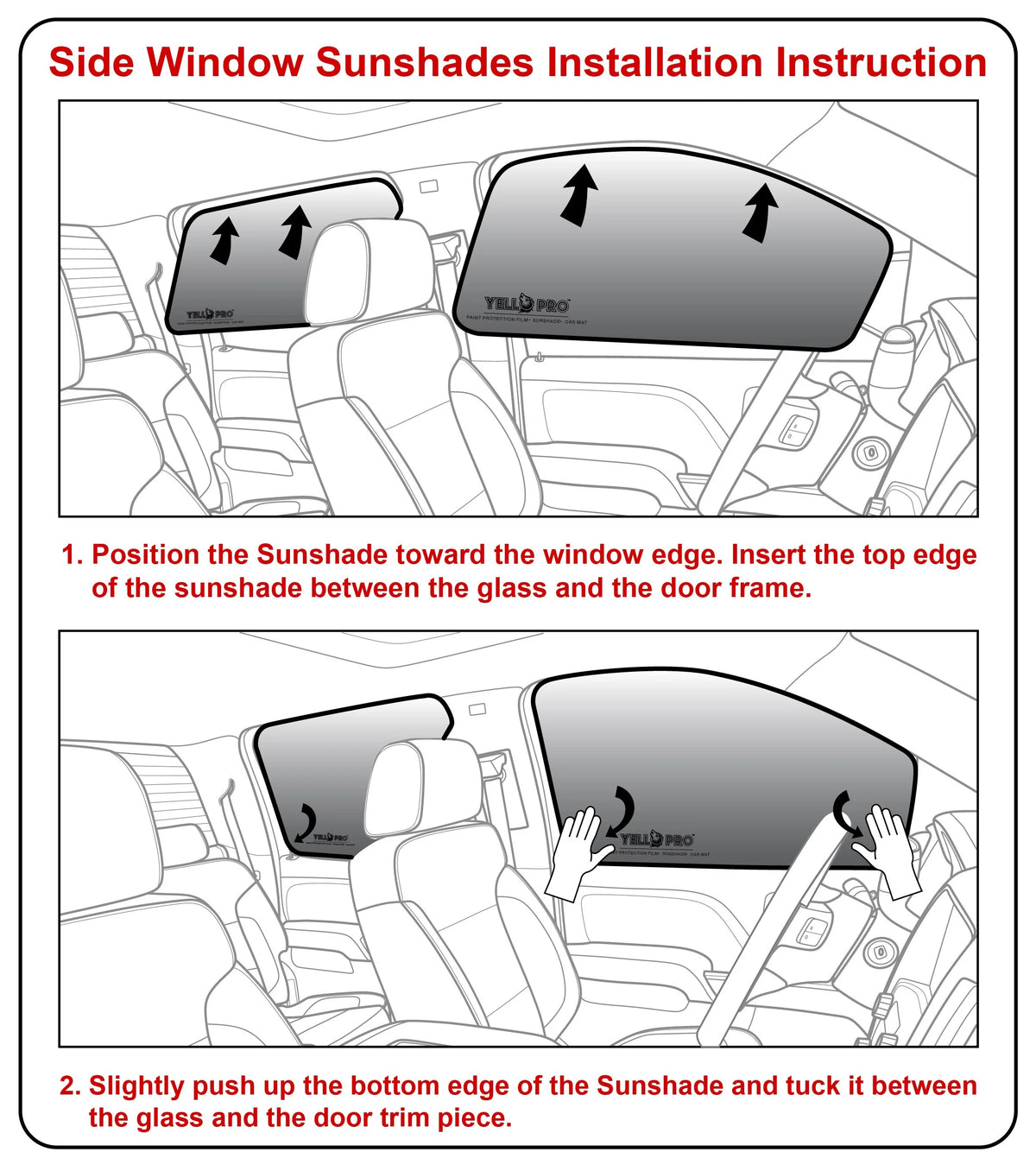 Set of 2 Front Row Sunshades for Subaru Forester Z12814
