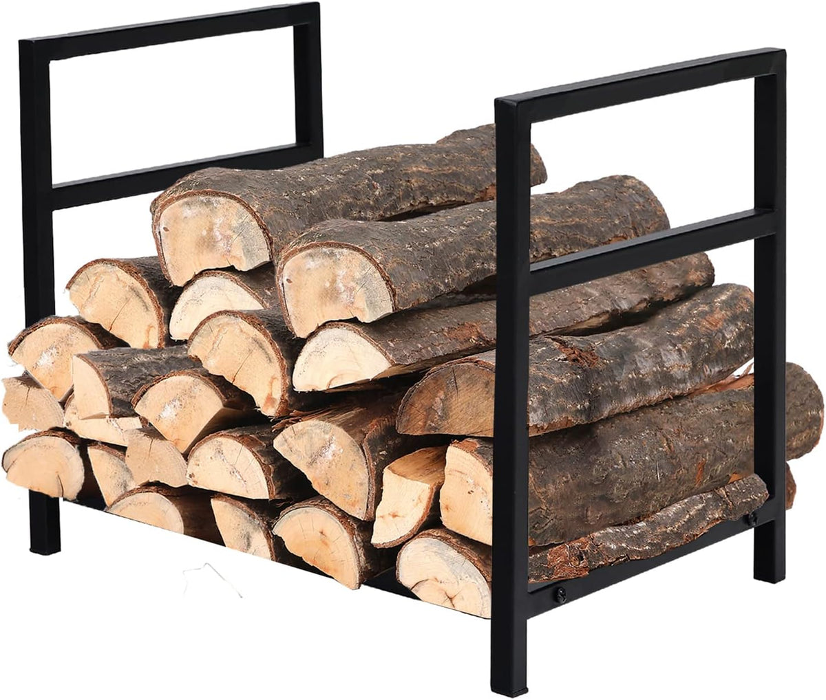 Black Firewood Log Rack S31017