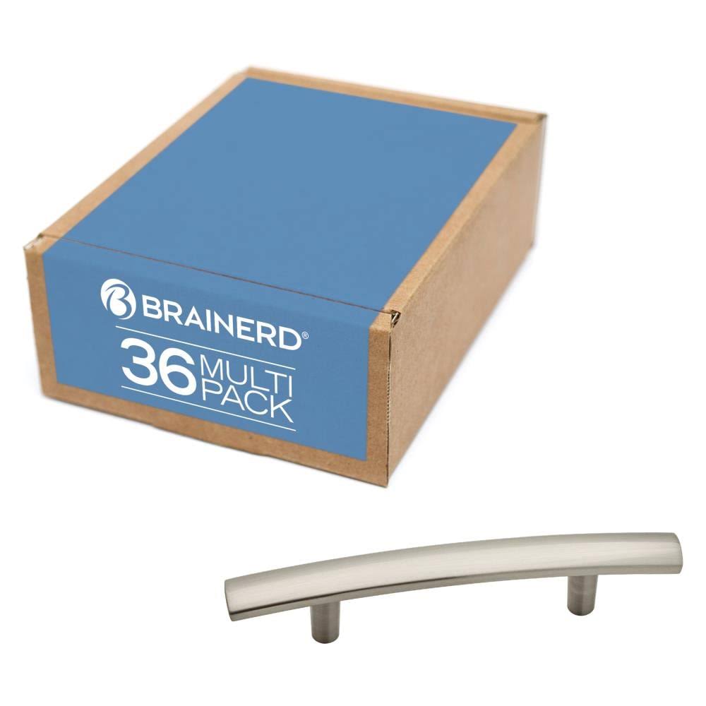36-Pack 3-in Center to Center Satin Nickel Arch Handle Drawer Pulls R781293