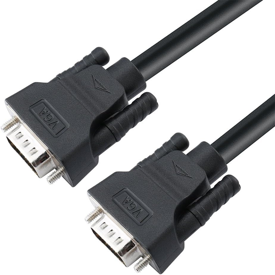100 Feet VGA Cable Male to Male Black T551614