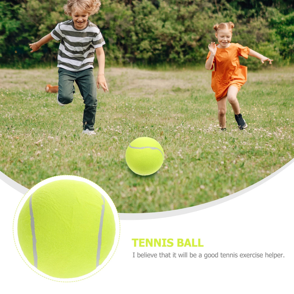 Yellow Inflatable Flannel Ball C910429
