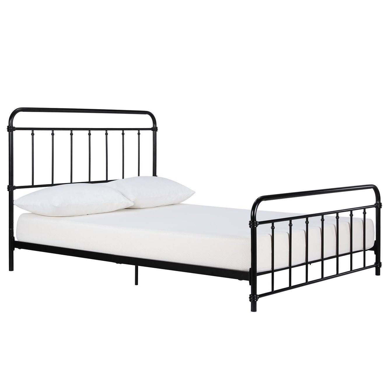 White Queen Metal Bed V4312