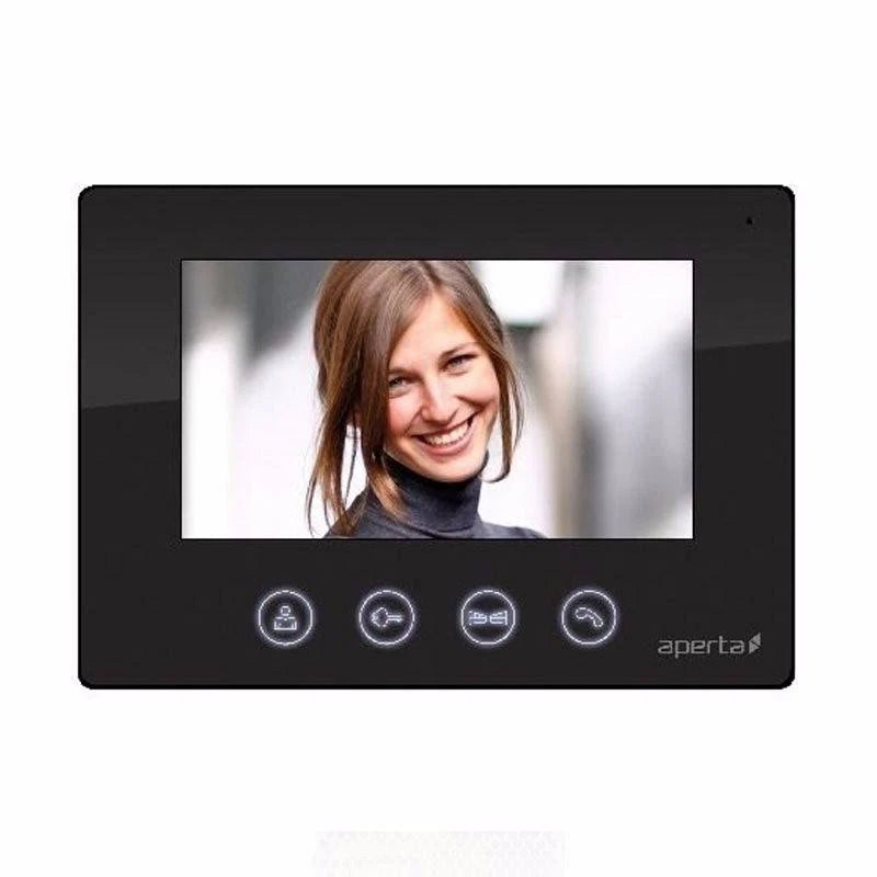 Black Video Door Entry Monitor U14691