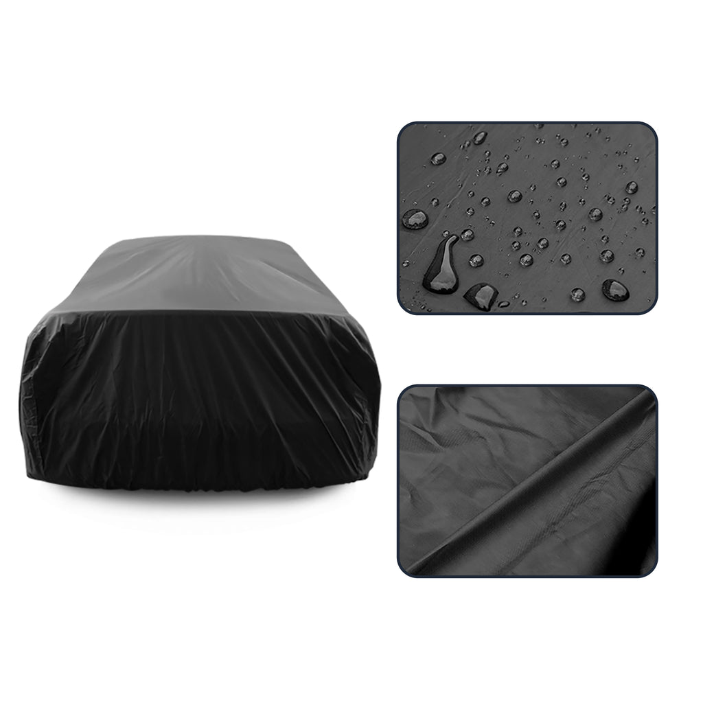 Black Polyester Car Cover 3XL N39912