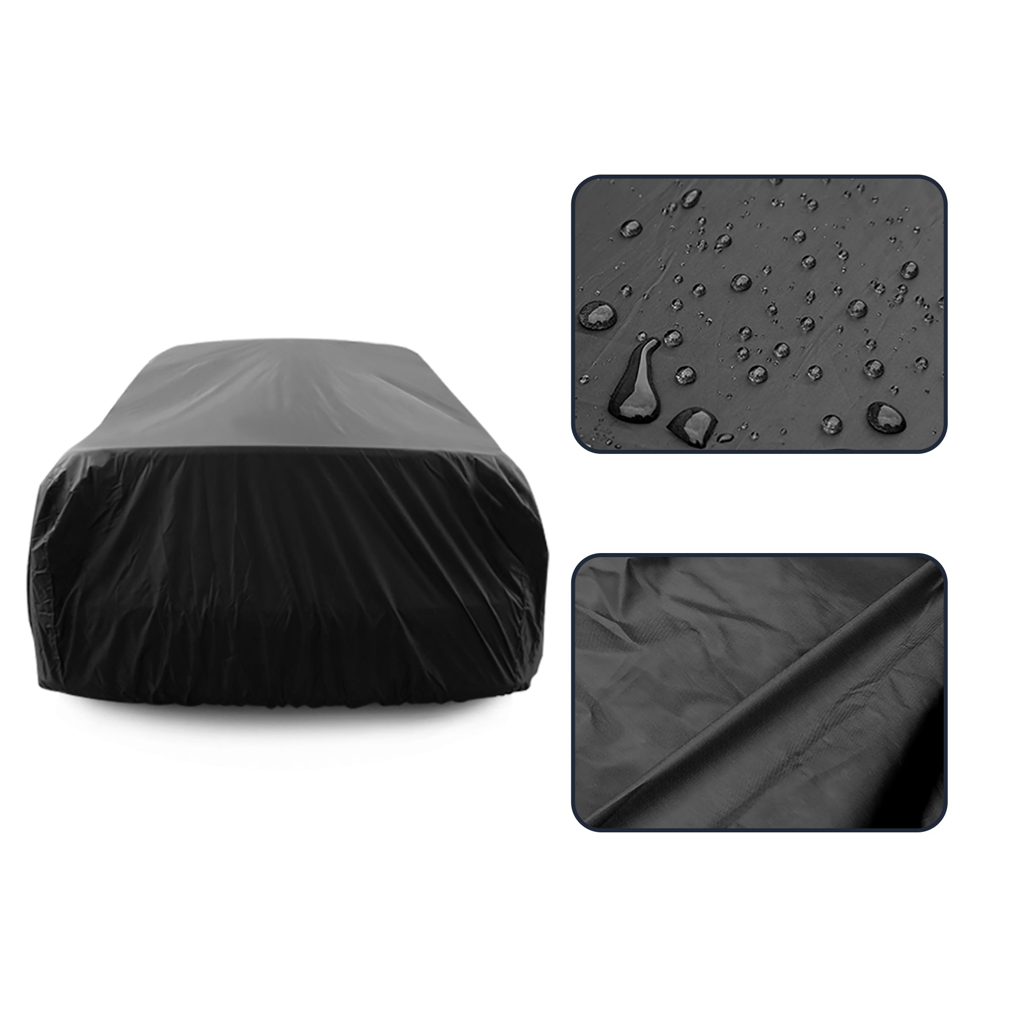 Black Polyester Car Cover 3XL N39912
