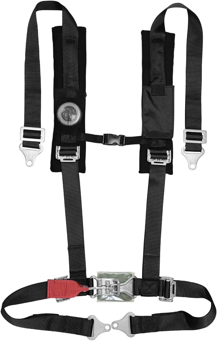 4 Point Safety Harness 2 Pack Seat Belt with Shoulder Pad W911928
