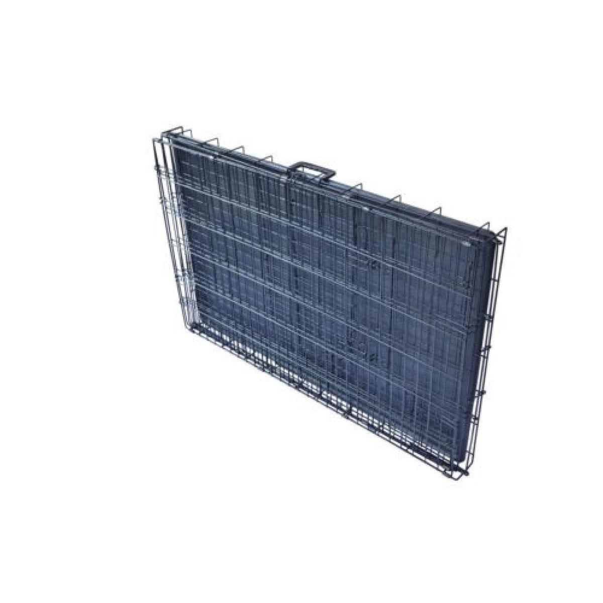 Extra Large 48x22 Folding Dog Cage Crate Kennel with Plastic Pan Black V902669