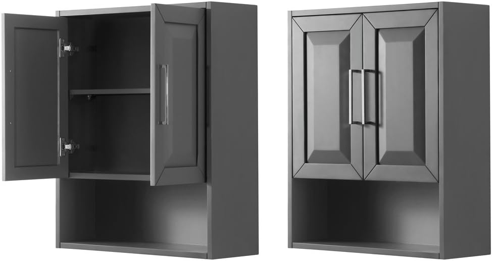 Dark Gray Wall-Mounted Storage Cabinet M794688