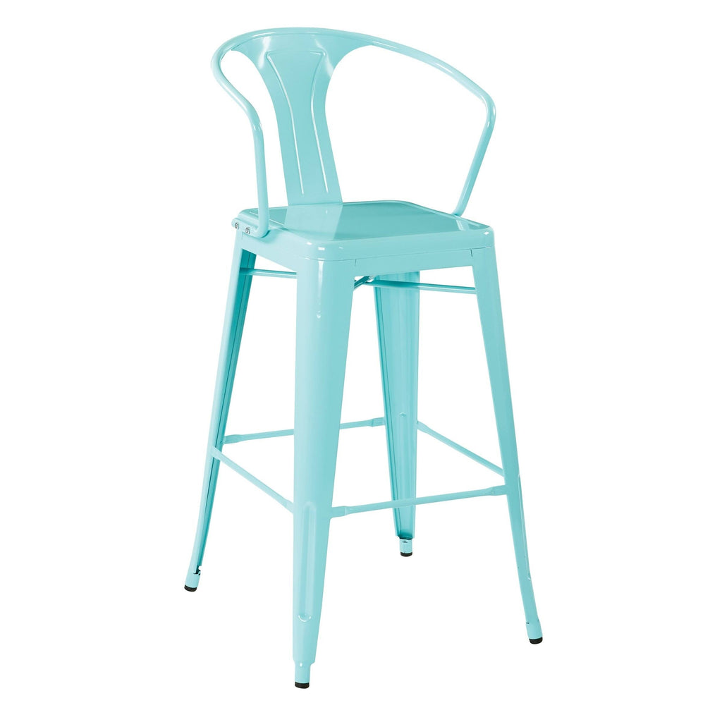 Red Cafe Stool P2489