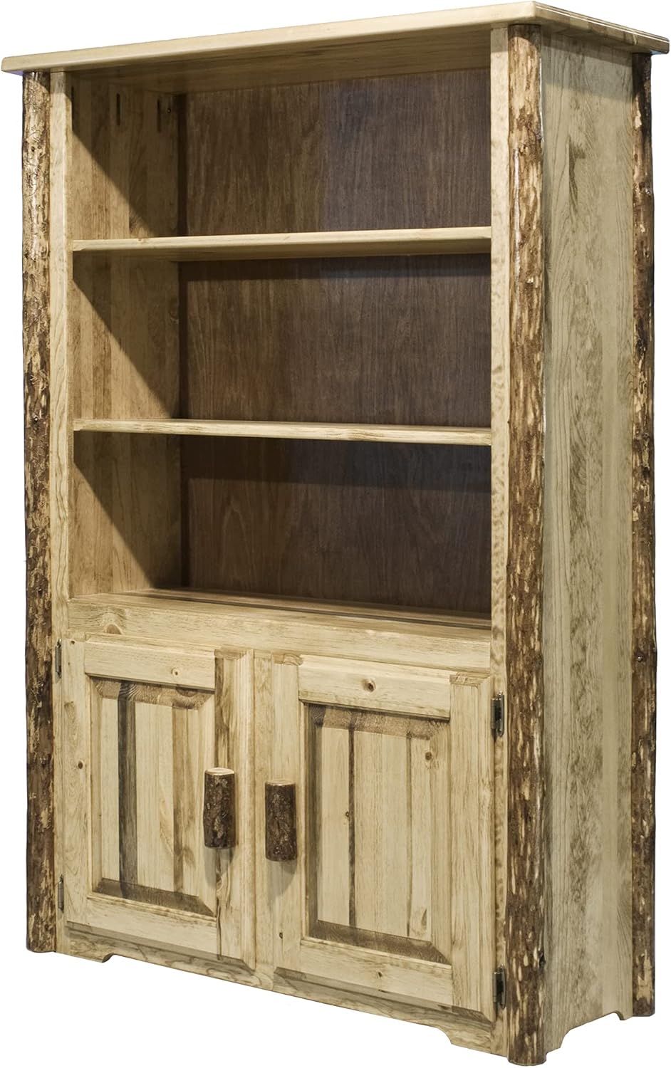 Brown Bookcase with Storage W465