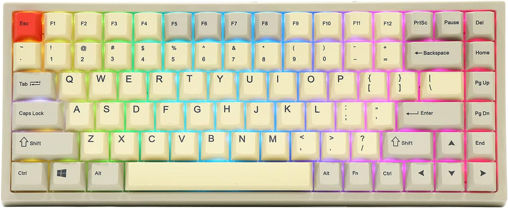 84-Key RGB Hotswap Wired Mechanical Keyboard with PBT Keycaps M75708