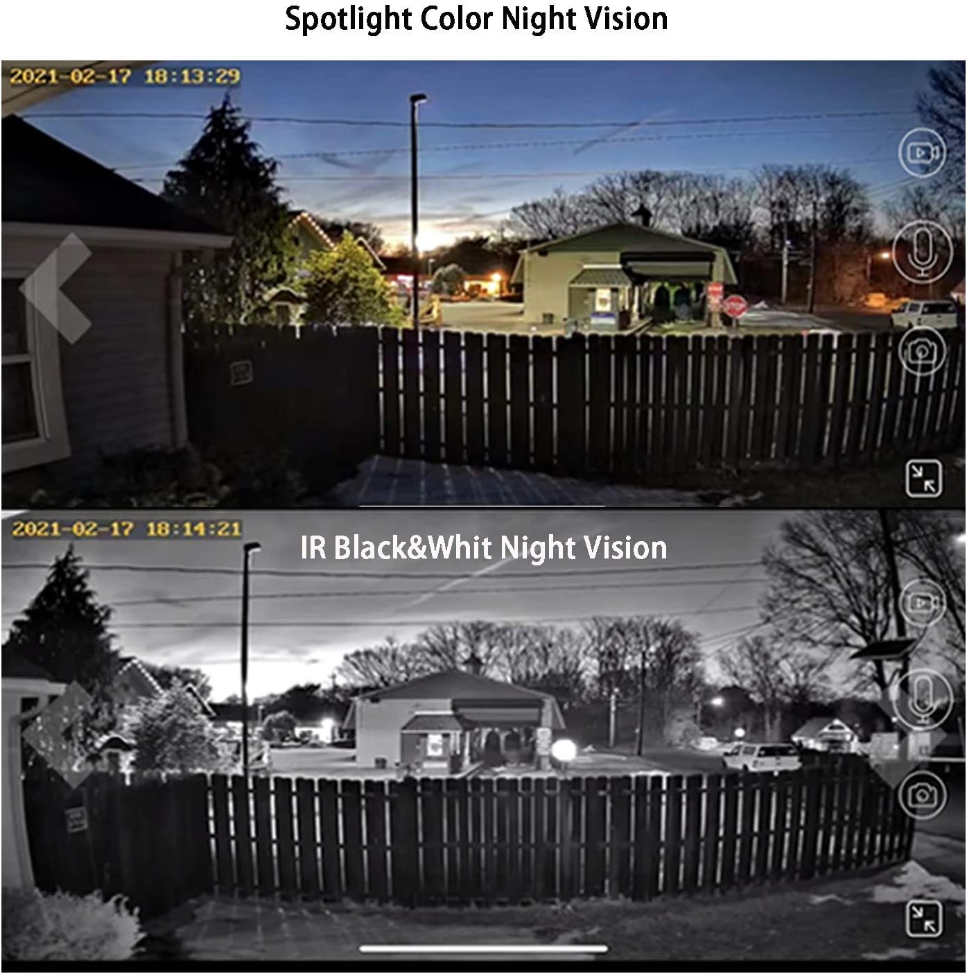 Wireless Outdoor Security Camera with Spotlight Color Night Vision and IP66 Waterproof Q84583