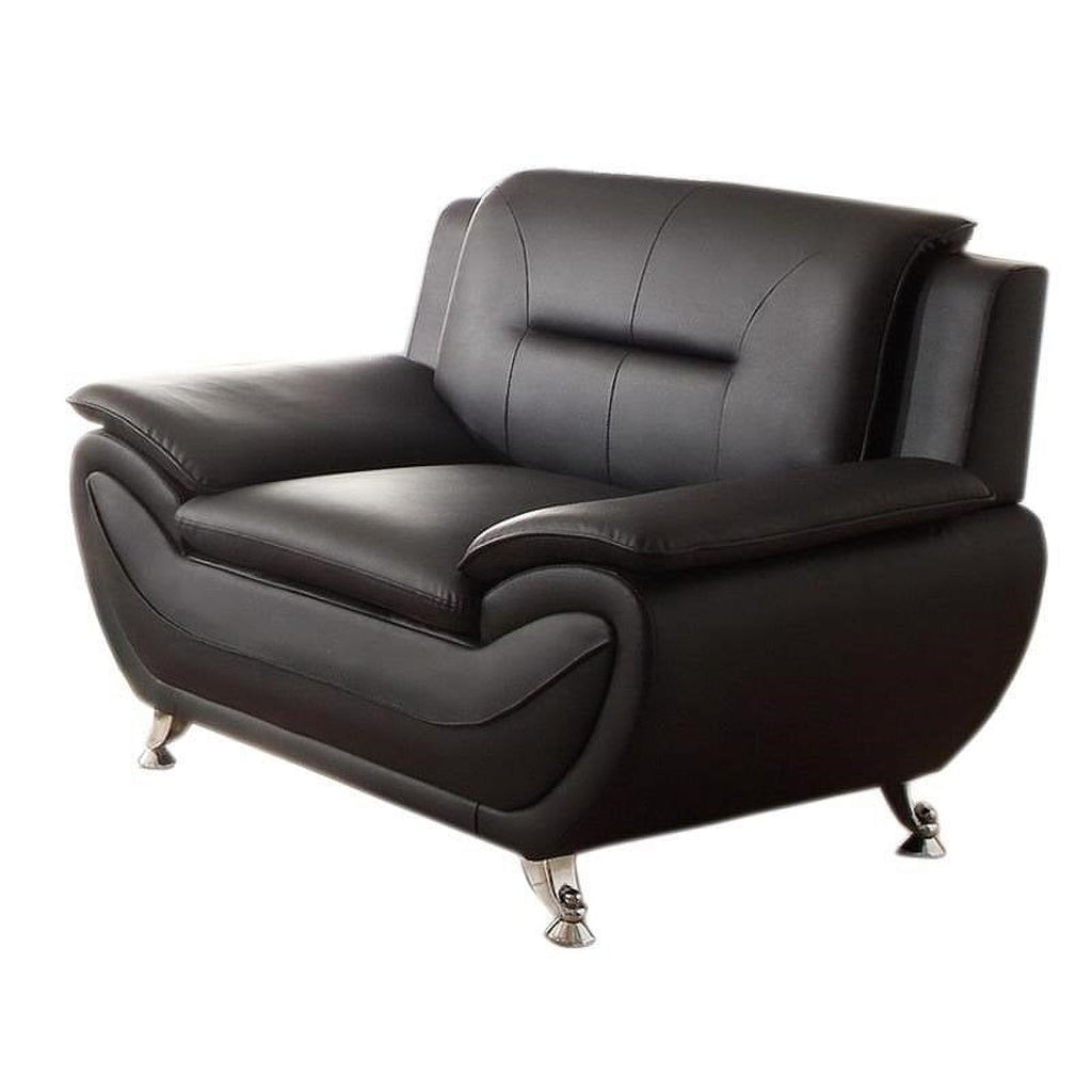 3 Piece Black Living Room Set J659
