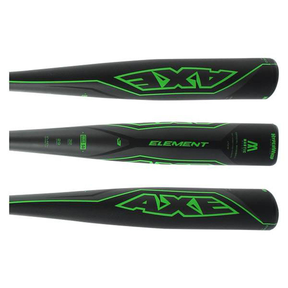 Black/Green Alloy BBCOR Baseball Bat Z17172