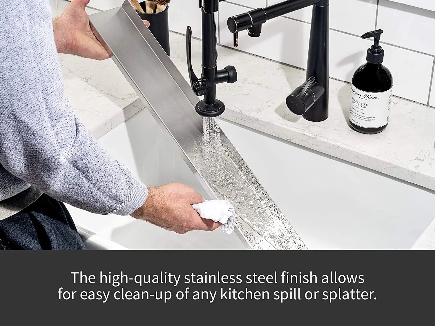 Black Magnetic Shelf, 30" Length Y4555