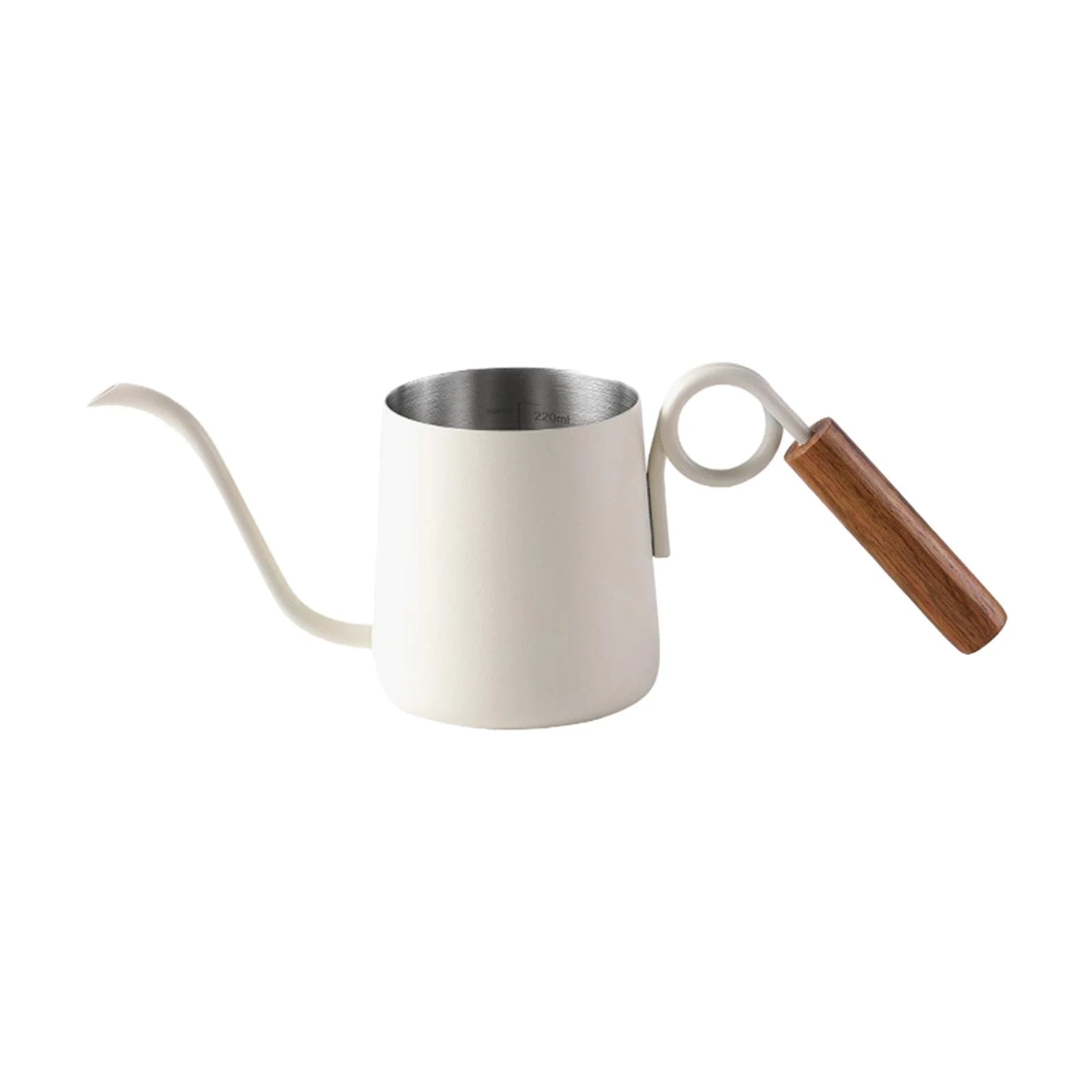 Beige Gooseneck Pour Over Coffee Kettle 250ml M6198