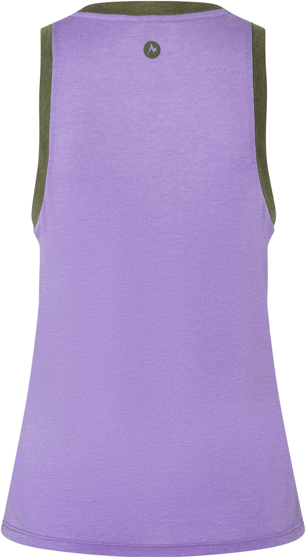 Purple Color Block Sleeveless Scoop Neck Tank Top V63198