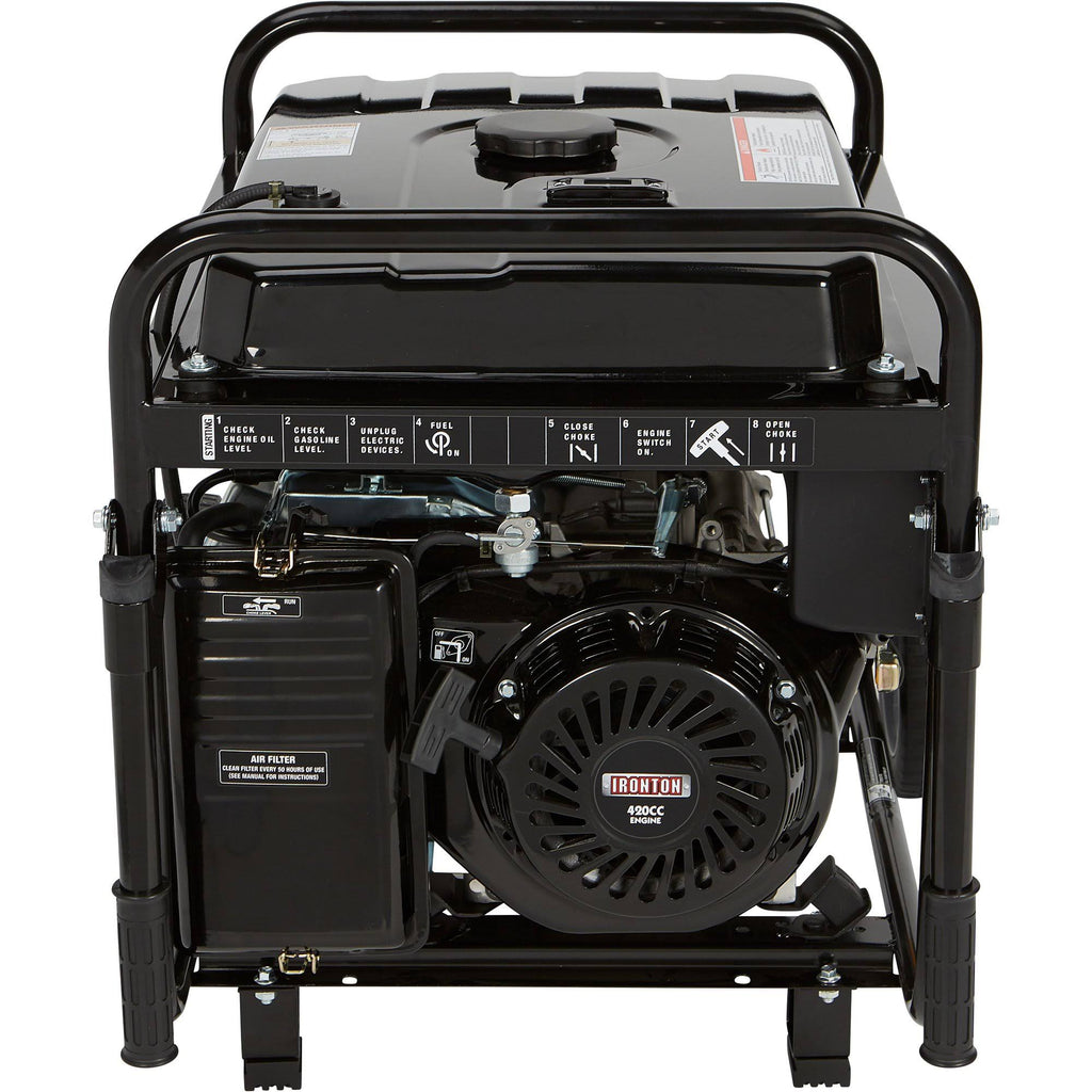 Portable Generator with Wheel Kit - 7000 Surge Watts, 5500 Rated Watts R15074