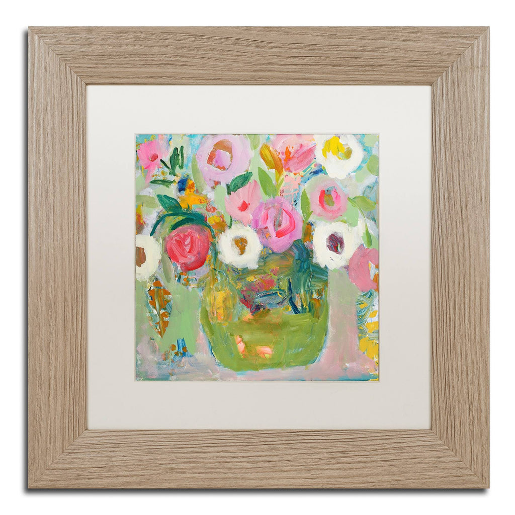 White Matte Birch Frame 11x11-Inch Art D6340
