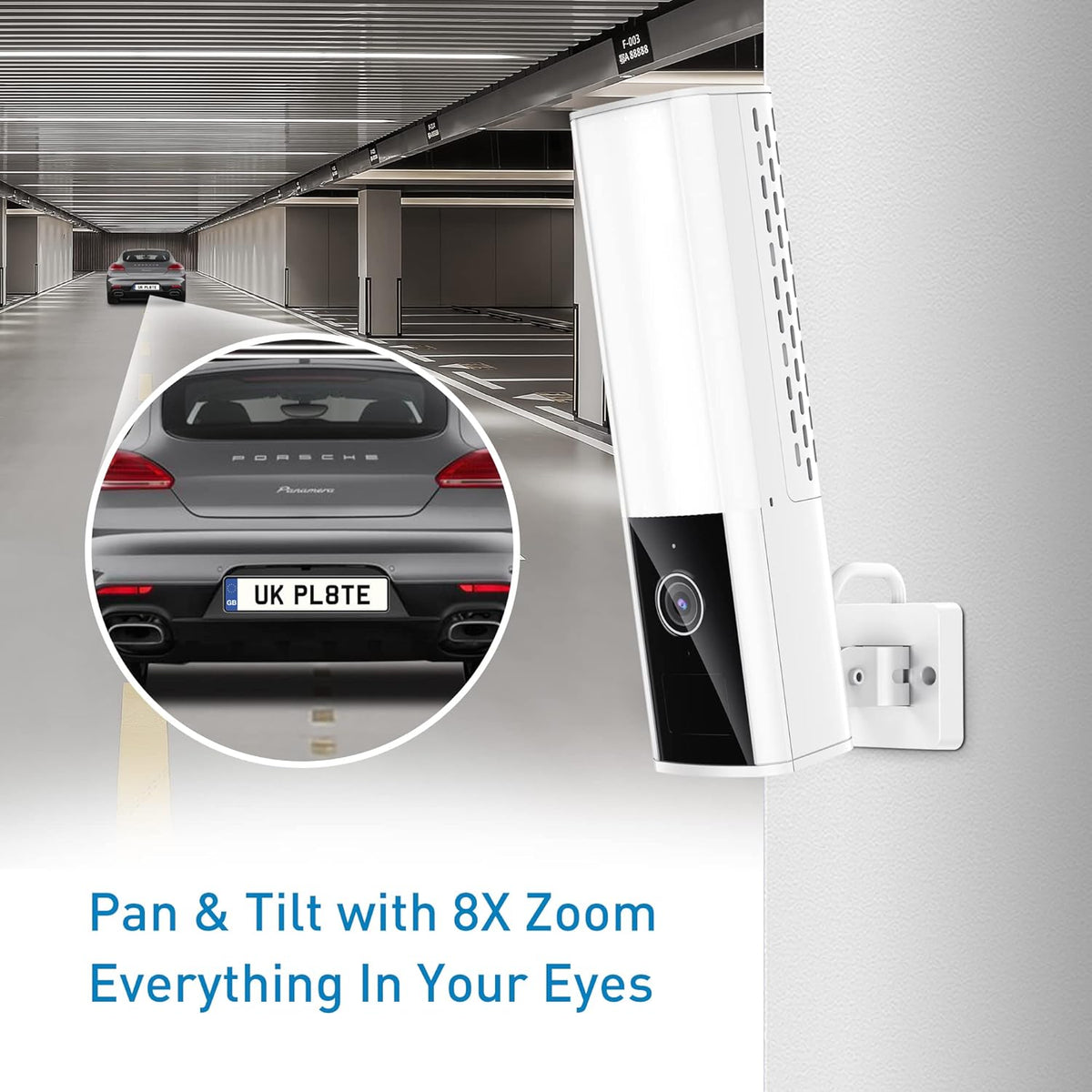 Wireless Security Camera Outdoor with Floodlight, IP66 Waterproof I182