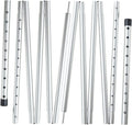 Adjustable Aluminum Tarp Poles Set of 2, 75-85 Telescoping N527069