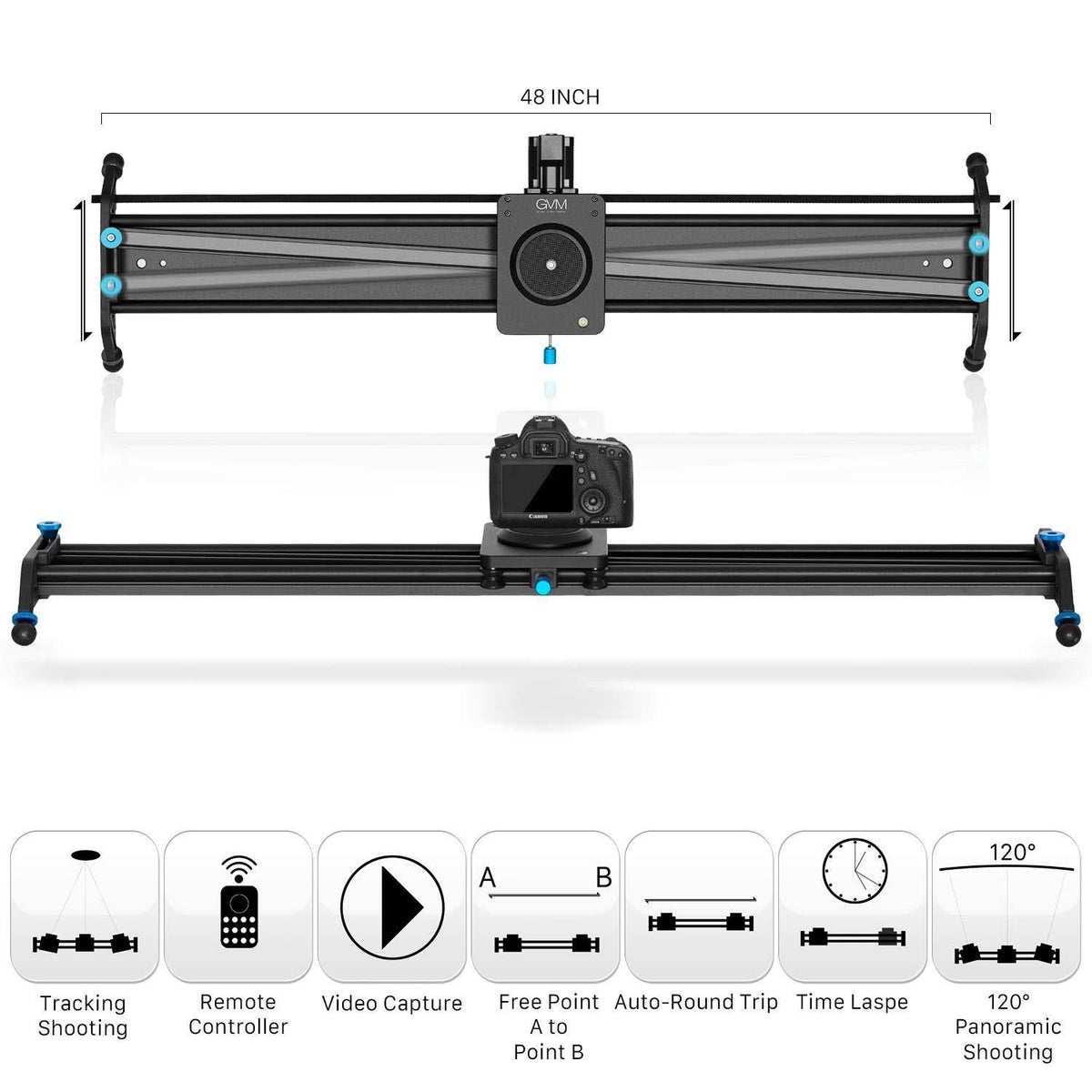 Motorized Camera Slider Aluminum Alloy A962595