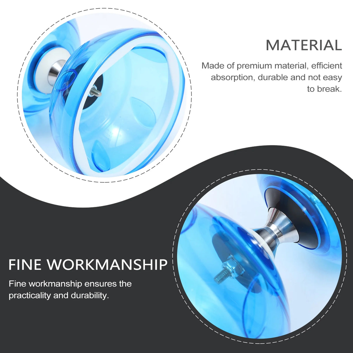 Yoyo Bearing Carnival Unresponsive Beginners Fitness Set Juggling Stick Prize Game I496554