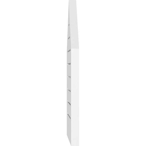 Peaked Top Surface Mount PVC Gable Vent C3882