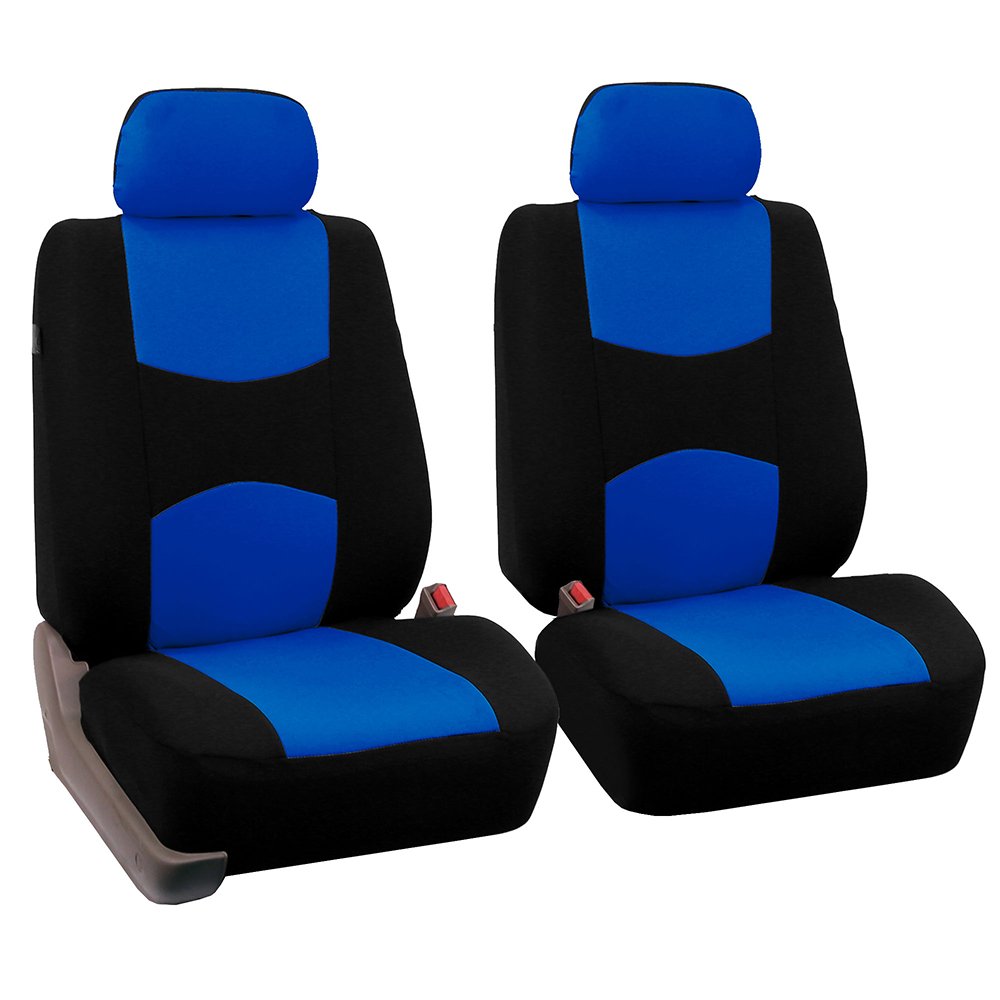 Black Cloth Bucket Seat Covers Pack of 2 U51086
