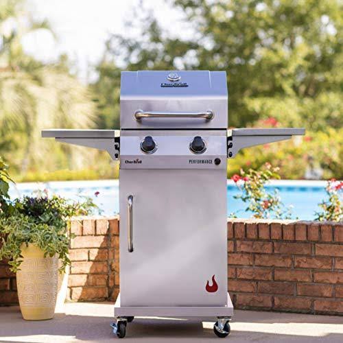 Stainless Steel 2-Burner Liquid Propane Gas Grill P578628