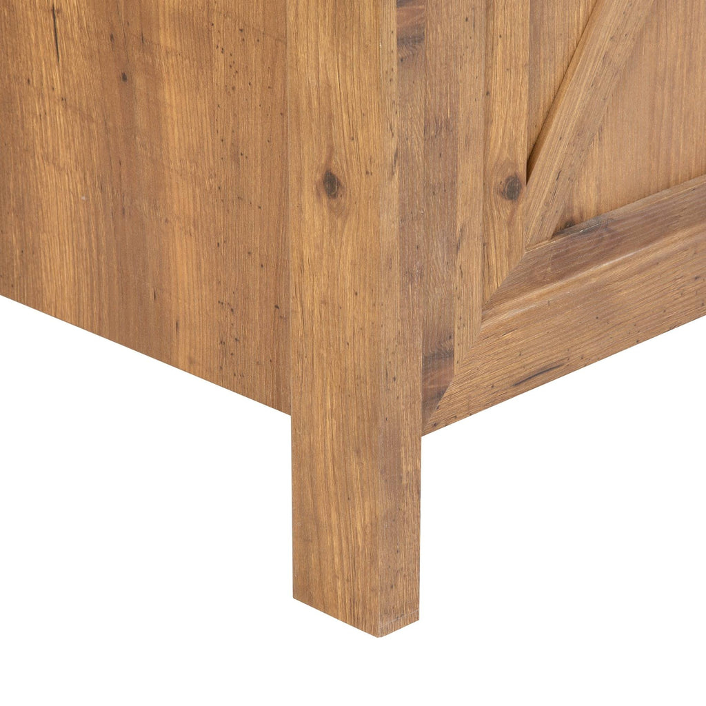 Rustic Brown Wood Writing Desk L759496
